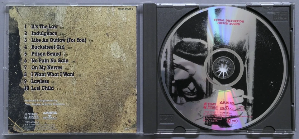 Social Distortion – Prison Bound CD top mint minus Time Bomb BMG Europe - Bild 3 von 4