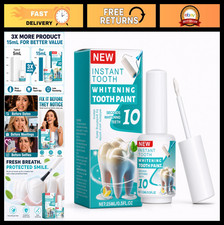 Temporary Tooth Paint for Whiter Smile Brush-On Polish Covers Stains Fast