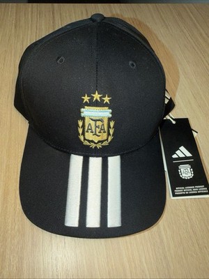 Adidas Argentina AFA Black Gold Strapback Hat Cap FIFA Soccer Licensed With Tags