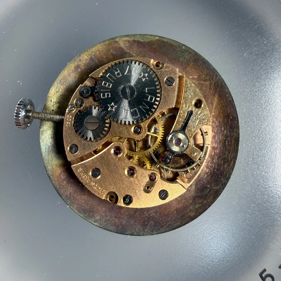 Movimento orologio Lanco per ricambi, visto e piaciutto. - Image 2 of 3