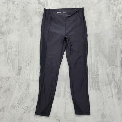 Old Navy Leggings Womens L Black Powersoft High Rise Ankle Go-Dry Yoga Gym