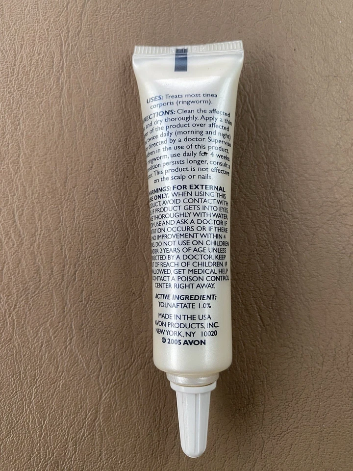 Crema antimicótica Avon Nail Experts 15 ml- 0,5 FL oz Mani Ped trata la mayoría de la tiña Foto 2 de 2