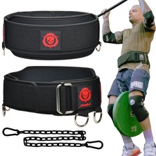 2-in-1 Weightlifting Belt  Dip Belt with Chain for Added Weight Training,Wei...