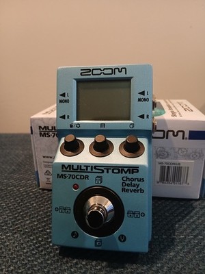 ZOOM MS-70CDR MultiStomp Chorus Delay Reverb Pedal 