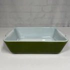Vintage Pyrex Glass Verde Green Bowl Refrigerator Dish 503 1.5 qt VGC No Lid