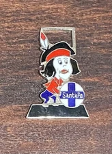 Sante Fe Chico Railroad Train Watch Fob