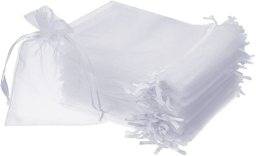 100/200PCS Organza Gift Candy Sheer Bags Mesh Jewelry Pouches Drawstring Bulk fo - Picture 10 of 12