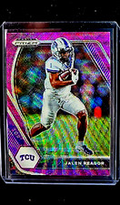 2021 Prizm Draft Picks Purple Wave Prizm #72 Jalen Reagor TCU Football Card