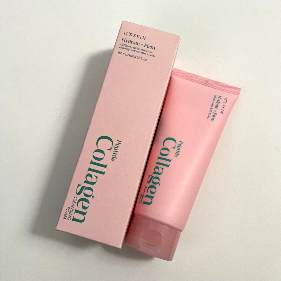 Lote 3 piezas Coreano IT'S SKIN Péptido Colágeno Espuma Limpiadora 150 ml Limpiador K-Beauty Foto 3 de 4