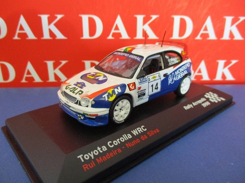 Die cast 1/43 Modellino Auto Toyota Corolla WRC Rally Acropolis 1998 R. Madeira - Foto 2 di 4
