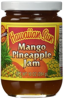 Hawaiian Sun Mango Pineapple Jam 10 oz. Glass Jar