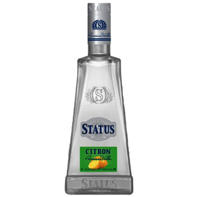 Vodka Status Citron 0,5L Ukrainischer Premium Wodka Zitronengeschmack 