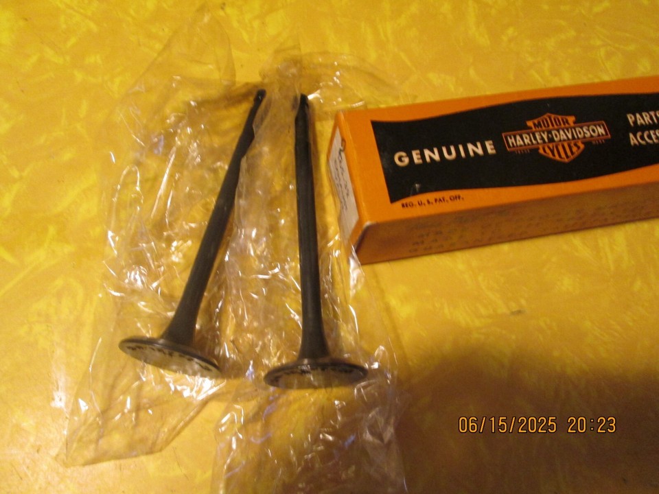 Harley Flathead 45 WL WLA G Servi NOS Exhaust & Intake Valves | eBay