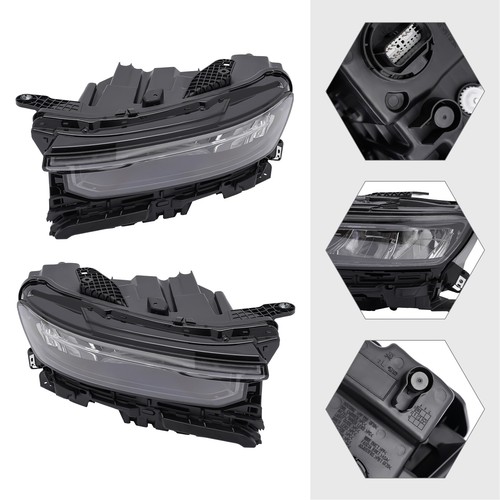 For 2021-2023 Jeep Grand Cherokee Full LED Headlights Headlamps Left+Right Pair