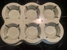MAGIC BABY BULLET Replacement Parts ONLY Green Food Storage Tray 6 Compartments