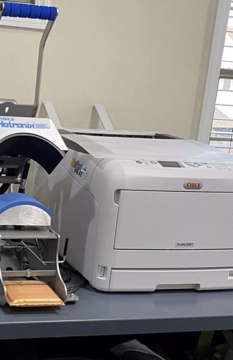 OKI PRO 8432WT Printer Digital Heat FX White Toner LED Printer