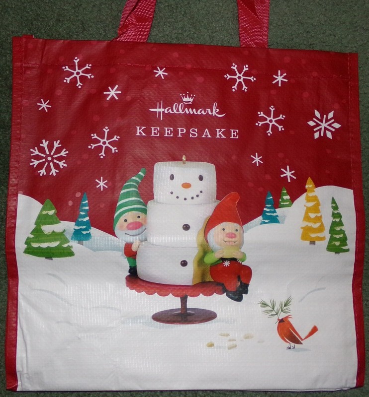 Hallmark Keepssake Christmas Tote Bag I'll be Gnome for Christmas 2021 New