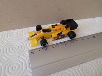 Voiture Miniature Majorette - Formule 1 Jaune - Échelle 1:59 - Occasion (modèle De Course)