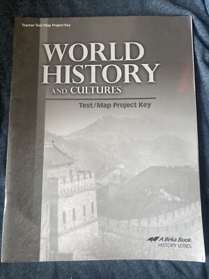 Abeka World History and Cultures teacher Test/Map Project key | eBay