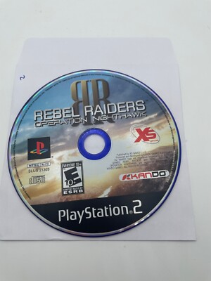 REBEL RAIDERS OPERATION NIGHTHAWK PLAYSTATION 2 PS2 DISC ONLY