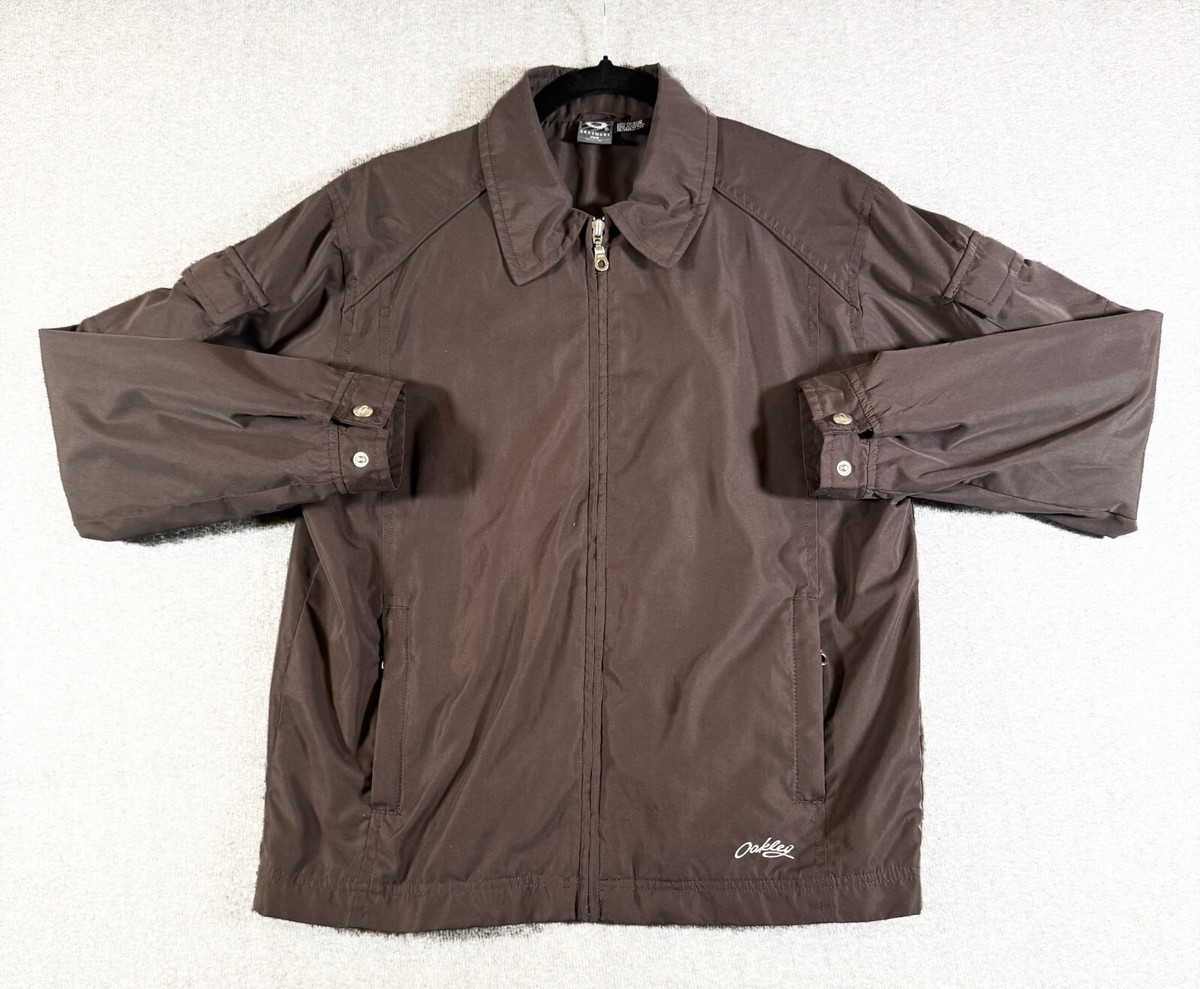 Vintage Oakley Software Jacket Mens Medium Collared Mesh Lined