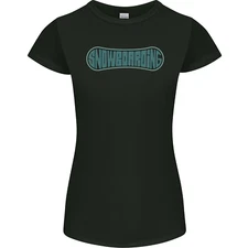 Snowboarding Snow Board Womens Petite Cut T-Shirt