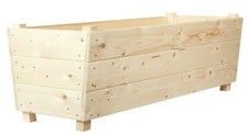 Wooden Planter Grow Garden Decking  Raised Bed Wood Large Vegetable Box Trough