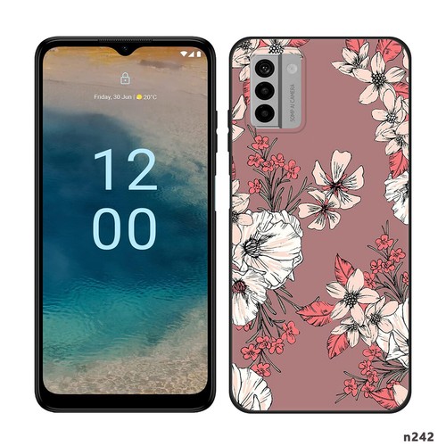 Coque téléphone étanche florale vive pour Nokia C210 G310 C300 C200 G400 C110 - Photo 50 sur 72