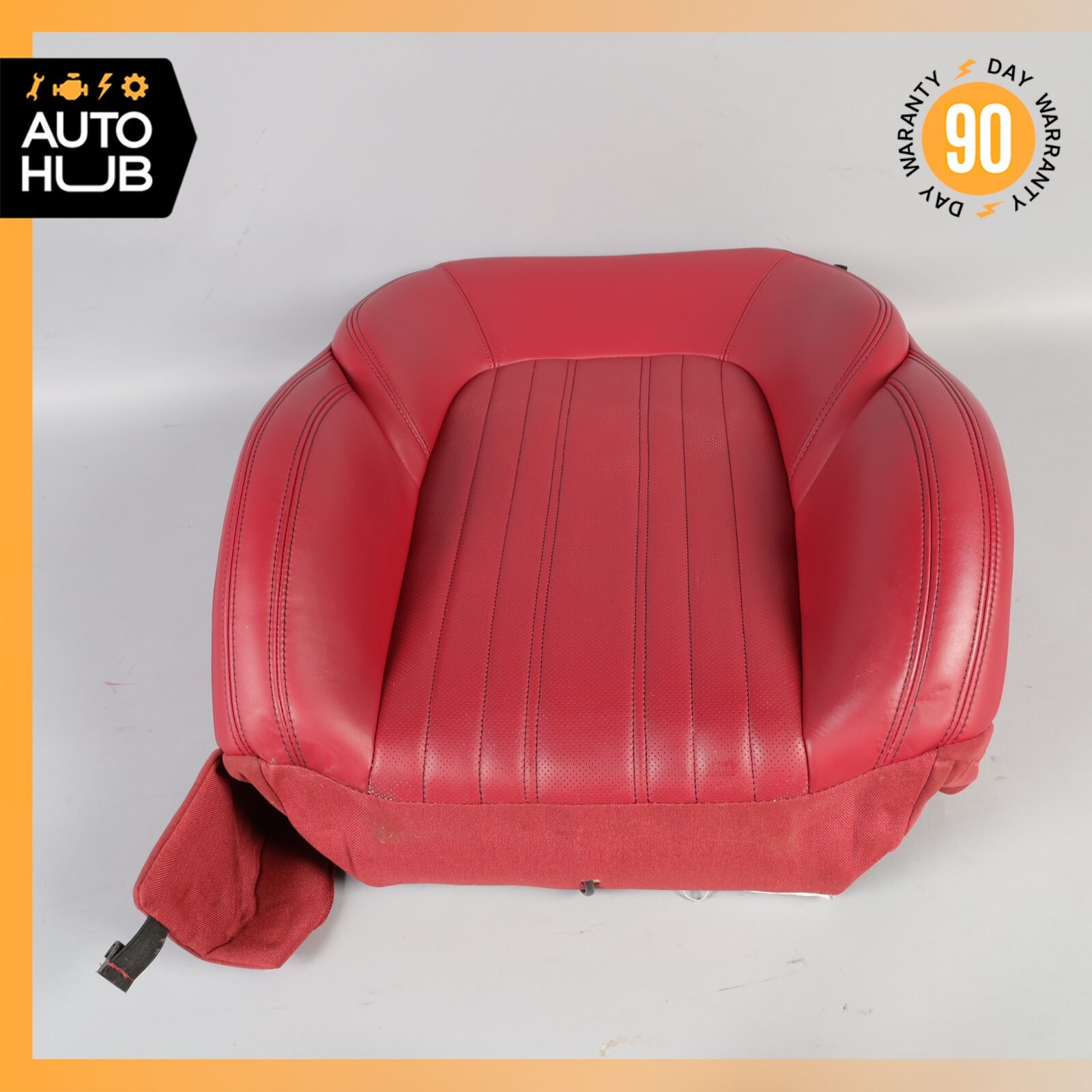 17-22 Maserati Levante S M161 Front Left Top Upper Seat Cushion Red OEM 26k