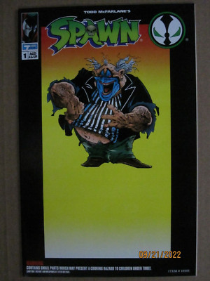 1994 IMAGE COMICS SPAWN #1 CLOWN & OVERKILL COVERS #10105 #10106