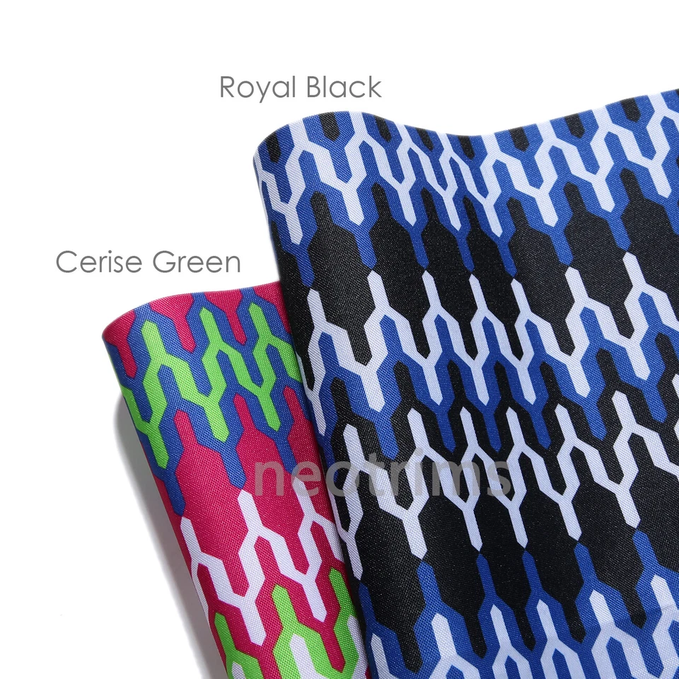 Material de tela de lona impermeable, patrones decorativos de alta resistencia, jardín al aire libre Foto 3 de 4