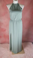 NWT SHOW ME YOUR MUMU Halter Dress Color Green Size Large
