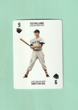 2019 Topps Kenny Mayne 52-Card Baseball Ted Williams Boston Red Sox 9 of Gloves