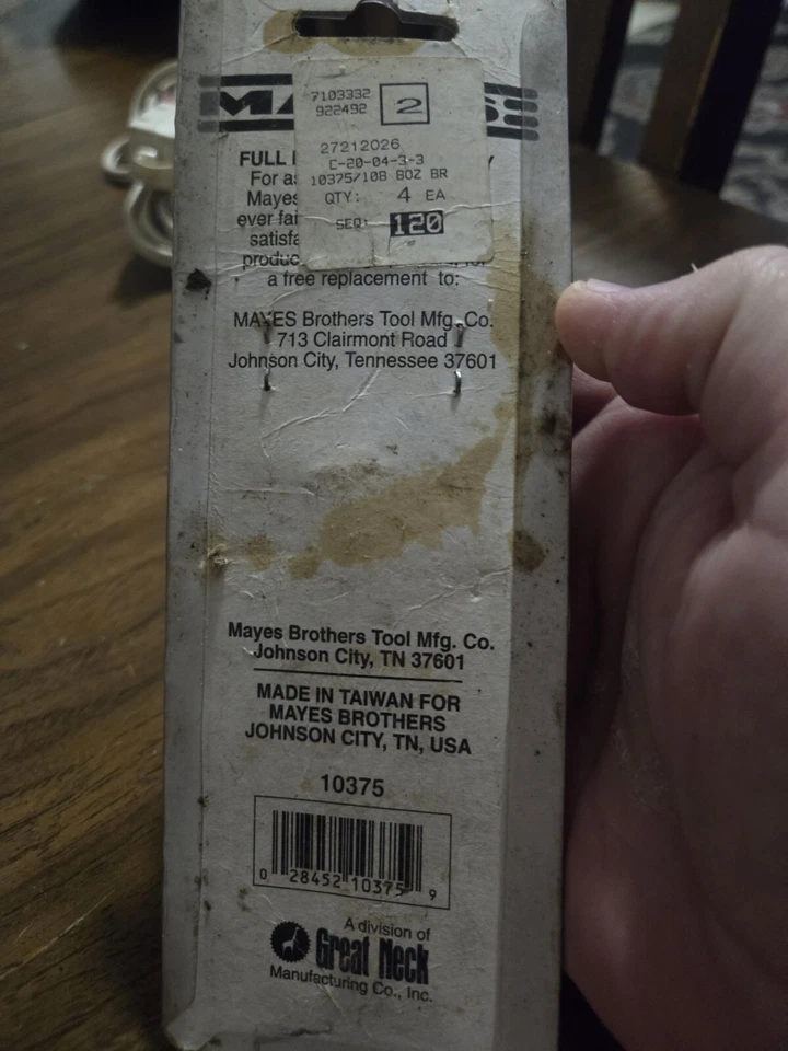 8 oz Brass Plumb Bob - Image 3 of 3