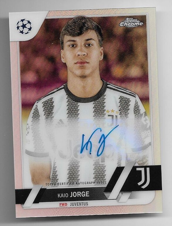 世界50枚！22-23 Topps Chrome JORGINHO 直筆サイン 2022-23 Topps Chrome UEFA Autograph Auto Card : Kaio Jorge