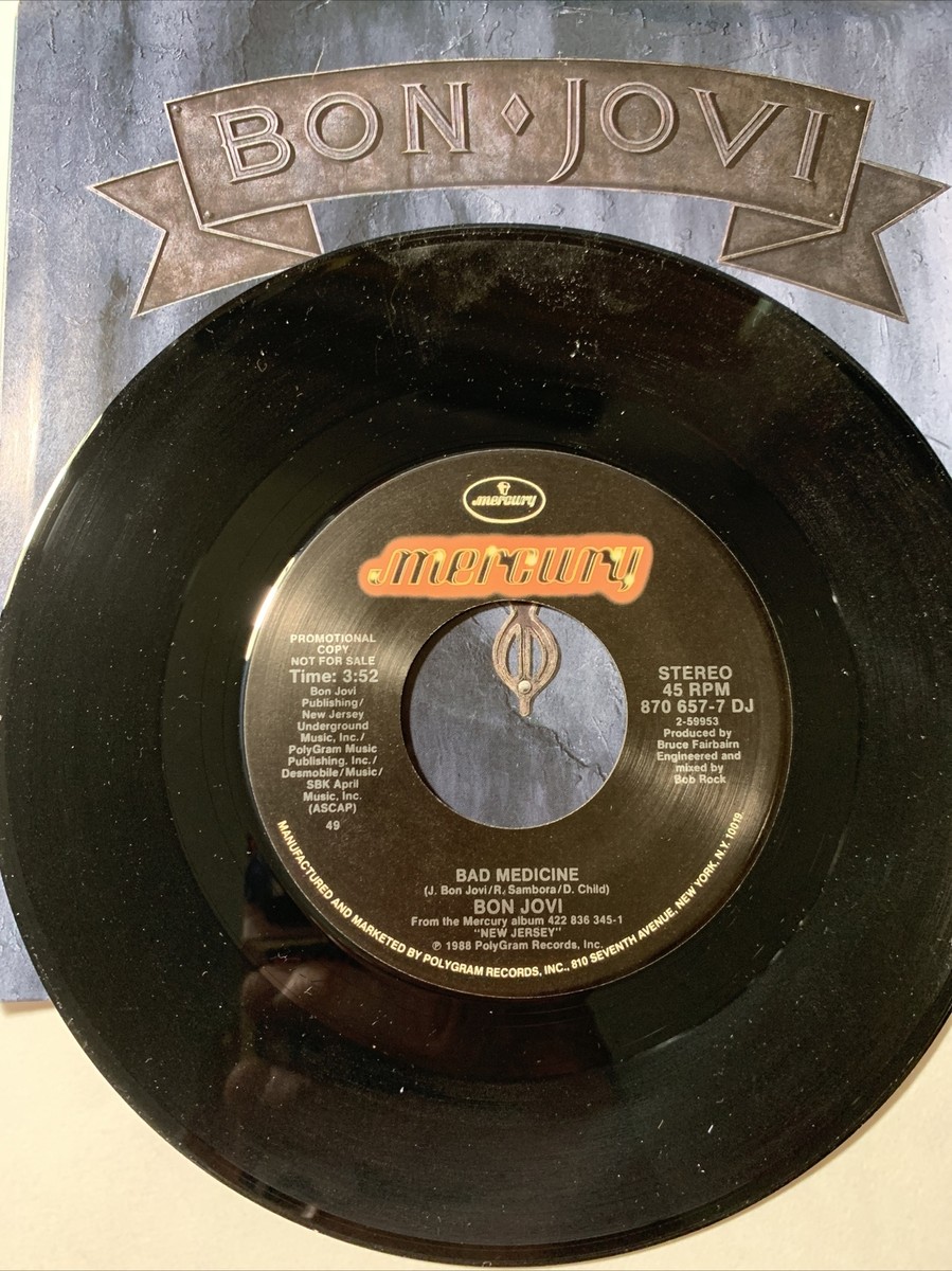 Bon Jovi レコード Bon Jovi Slippery When Wet Water Filled Vinyl LP Limited