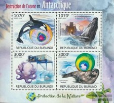 Burundi 2600-2603 Feuille miniature (complète edition) neuf avec gomme originale