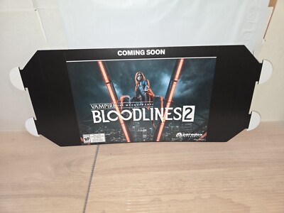Vampire The Masquerade Bloodlines 2 Advertising Video Game Display 19''×9''
