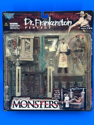 McFarlane Toys Monsters Dr. Frankenstein Playset Series Two Vintage 1998 New