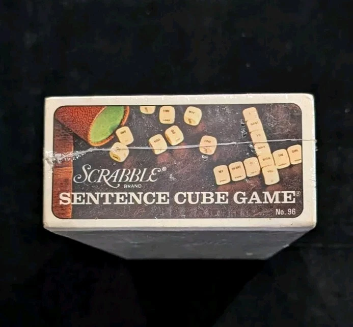 Vintage 1971 Scrabble Sentence Cube Game Factory Sealed Selchow & Righter NEW - Image 3 of 4