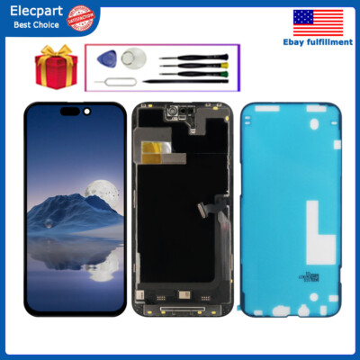 For iPhone 14 Pro Max LCD Display Touch Screen Full Digitizer Replacement +Tools