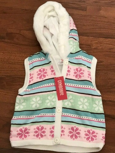 Gymboree Winter Ballerina Fair Isle Hooded Vest & Skirt Size 5 5T Small 5-6 New - Picture 3 of 10