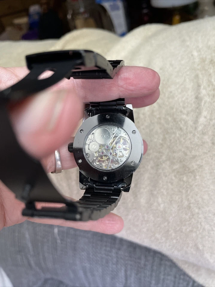 Reloj Hombre Skeleton Sewor Cuerda Manual Foto 3 de 4