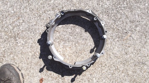 Porsche 996 911 99-08 Bell Housing Intermediate Spacer Plate 99611610110 W/Bolts - Picture 2 of 3