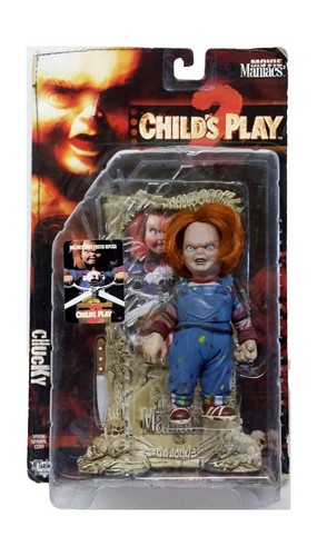 BRIDE OF CHUCKY MCFARLANE TOYS DELUXE BOXED SET MOVIE MANIACS 2