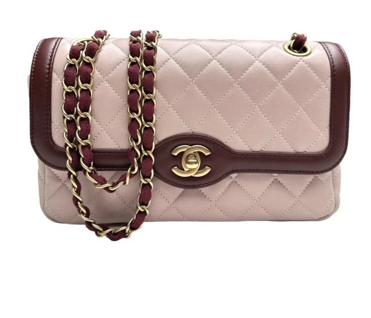 🎀 CHANEL MADEMOISELLE CHIC FUCHSIA HOT PINK FLAP BAG CLASSIC