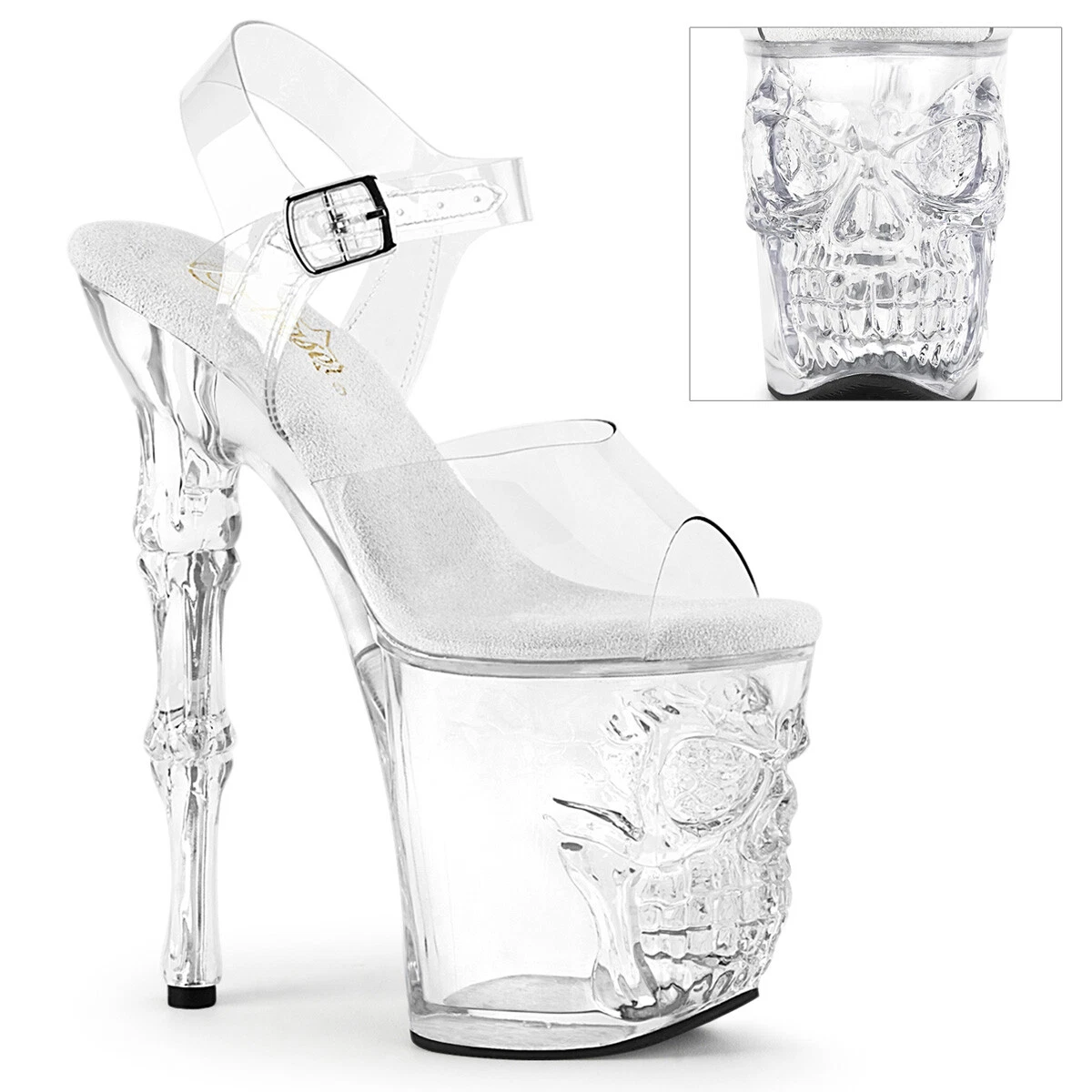 Platform clear hotsell shoes