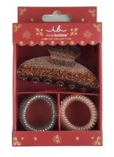 Invisibobble I Told You Snow Stylish Claw and 6 Hair Spirals Gift Set