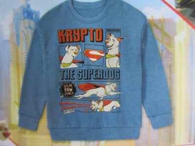 NEU/OVP  DC Superpets Kids Swetshirt Pulli Gr. 98/104 /   2-4 Jahre Superdog