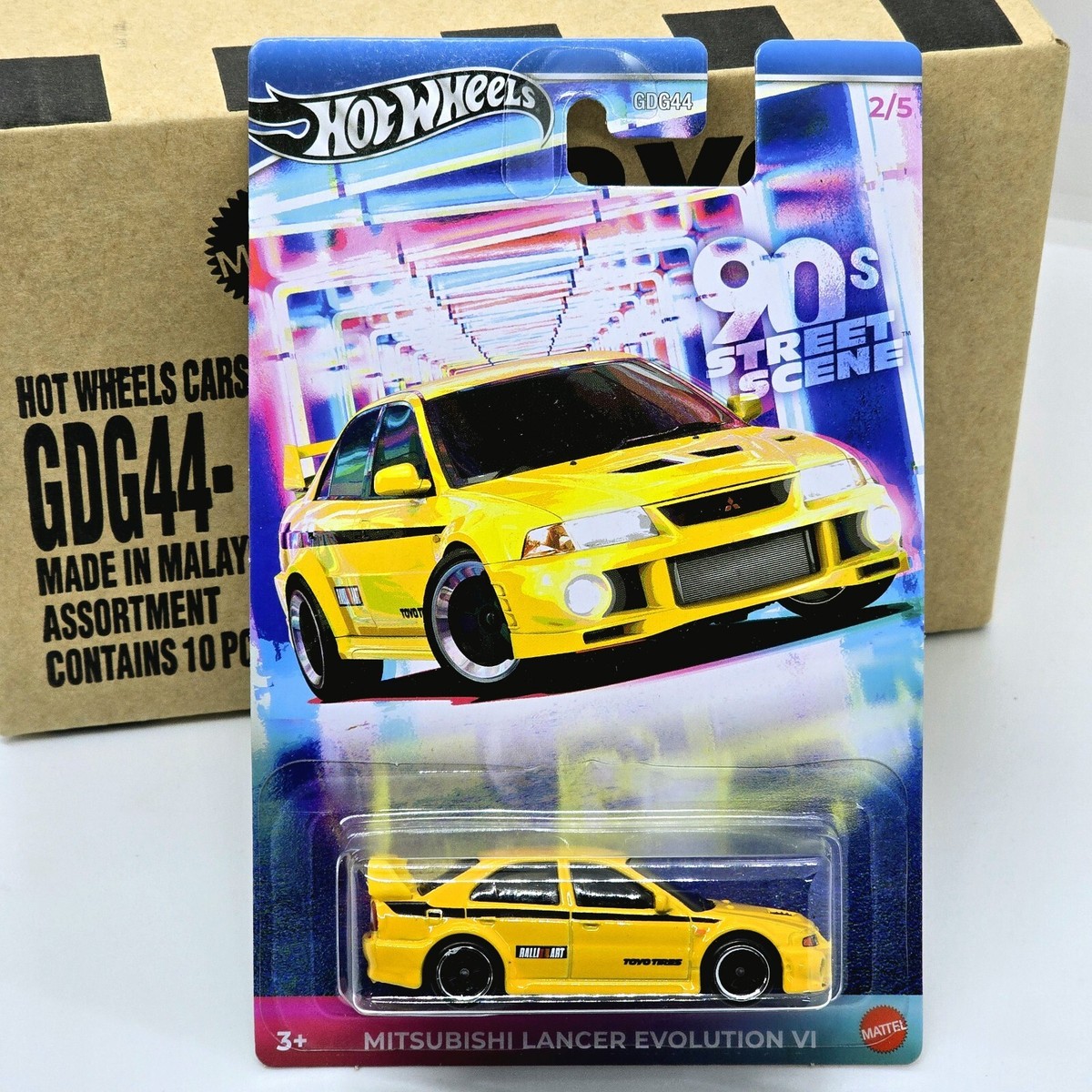 HOT WHEELS MITSUBISHI LANCER EVOLUTION VI EXCLUSIVE SERIES 90's